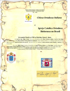 Intercomunione con le Chiese Cattoliche Ortodosse Russa e Bielorussa del Brasile