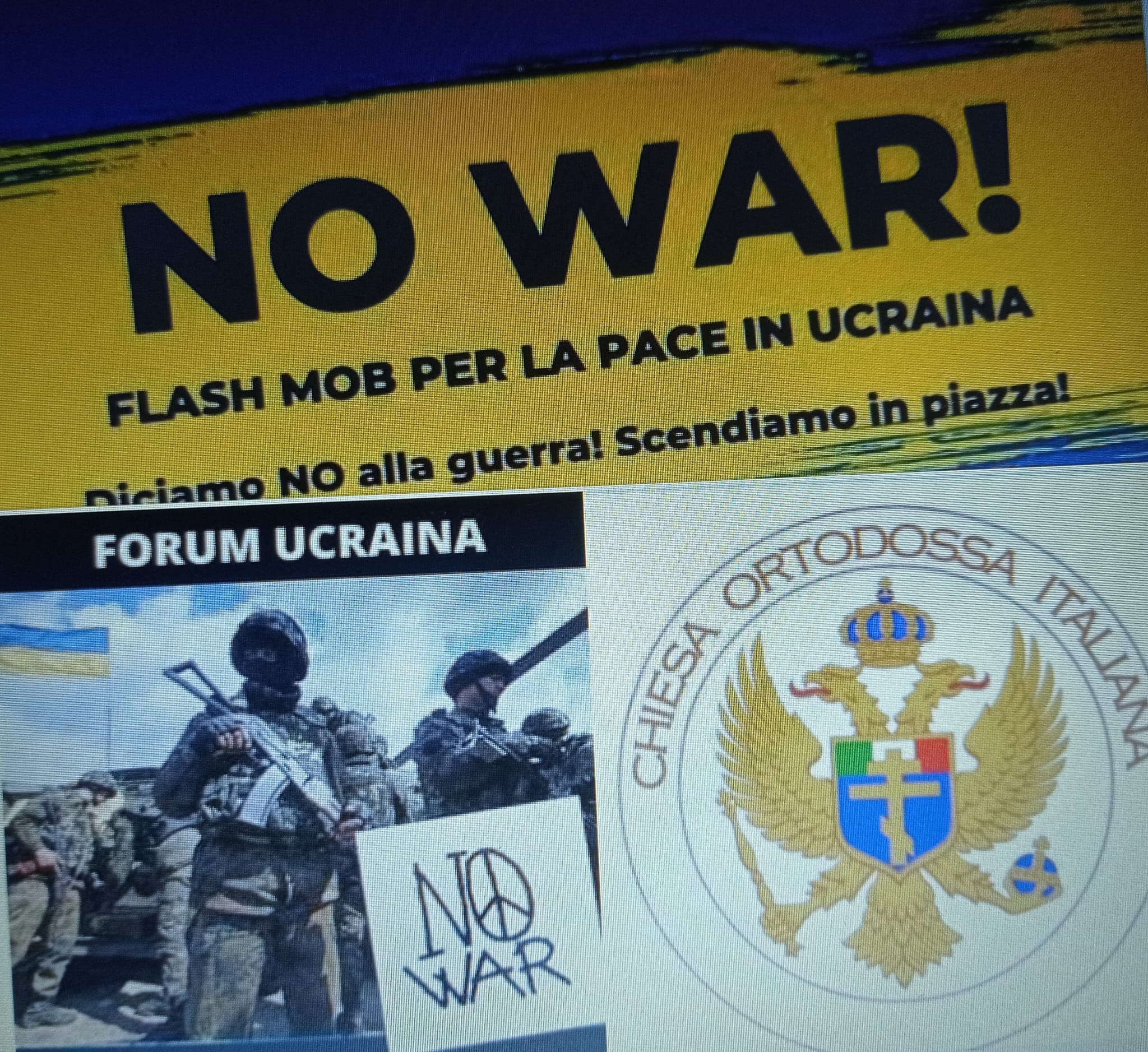 NO alla guerra in Ucraina
